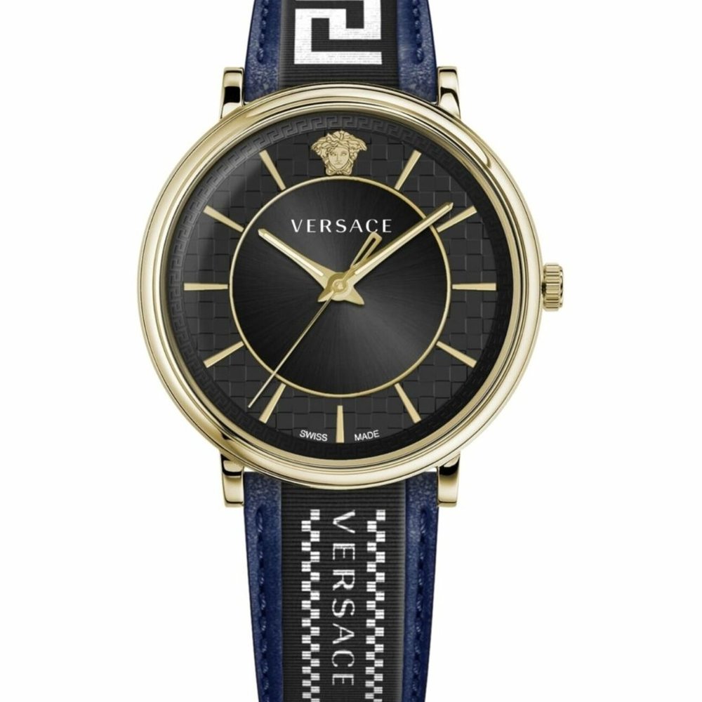 New Versace Black Men's 42mm Watch